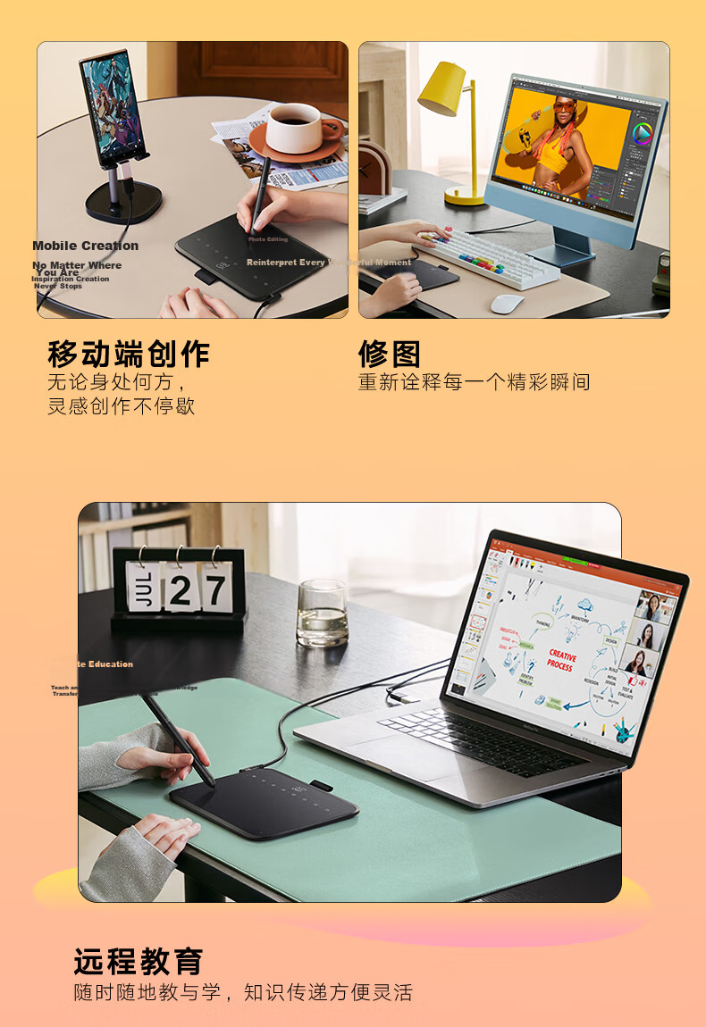 XP-Pen Deco Pro LW 2nd Generation Digital Drawing Tablet DP 2nd Gen Graphics Tablet Computer Drawing Pad Handwriting Tablet Compatible with PC and Mobile Electronic Drawing and Writing Pad 7