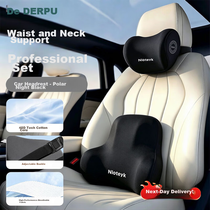 Depro Car Headrest Premium Neck Support Pillow Driver Headrest Cushion Universal for Tesla 520 Gift