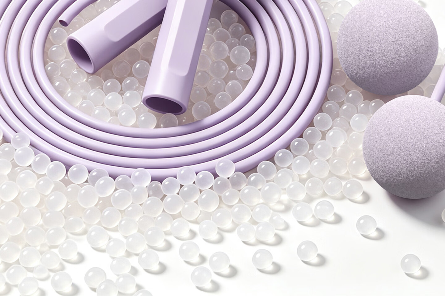 Keep Jump Rope for Adults, Cordless Jump Rope for Weight Loss, Fitness And Fat Burning, Dual-Purpose Heavy Ball Model, Glacier Gray 26