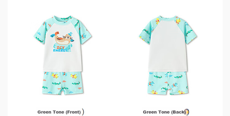 Balabala Kids Swimwear Boys Girls Baby 2026 Summer New Two-Piece Sunscreen Chlorine-Resistant Cartoon Swimsuit Set 49