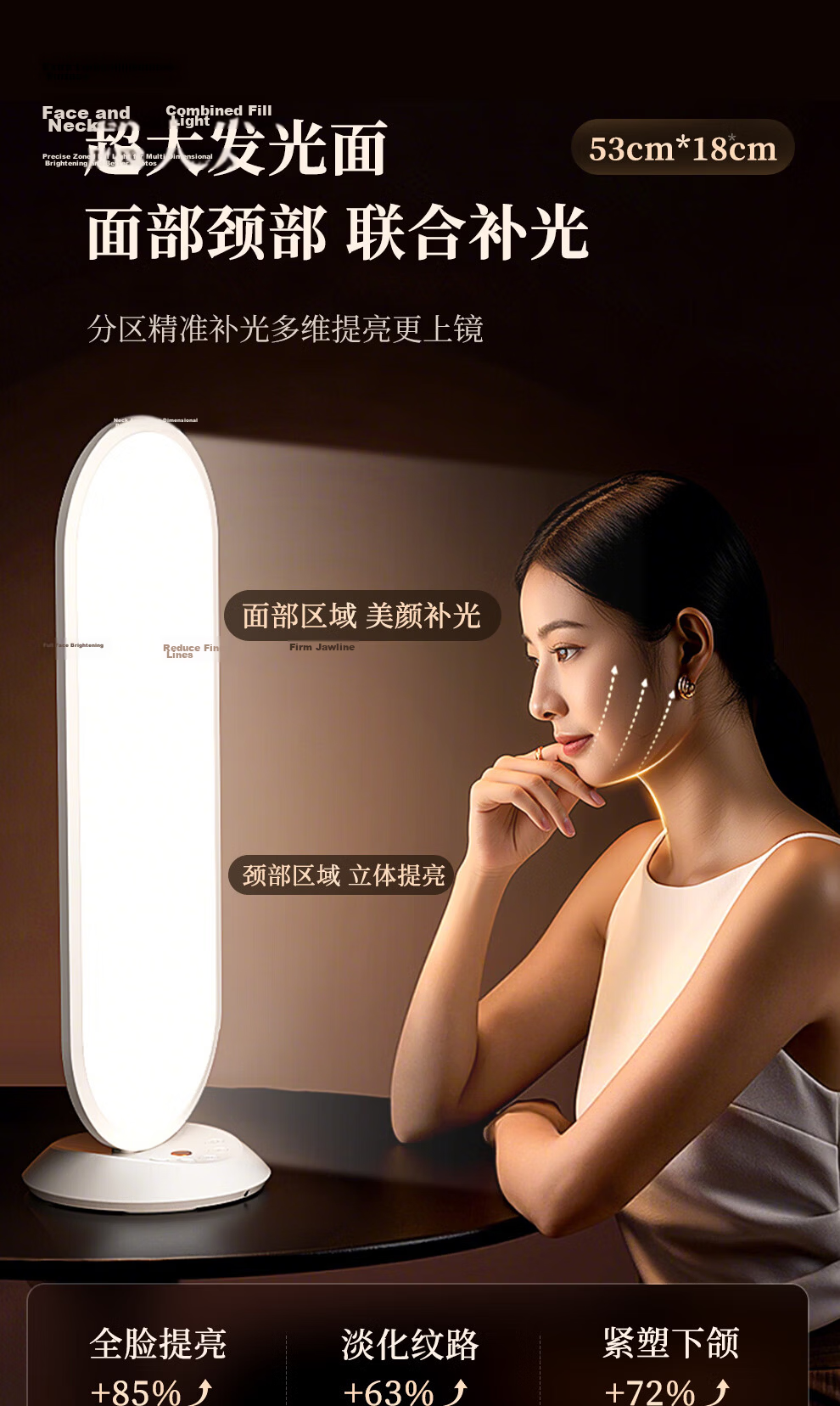 Meiyibo Live Streaming Fill Light Professional Studio Panoramic Moonlight Beauty Full Spectrum Soft Light Phone Photography Desktop Neck Light Indoor 5