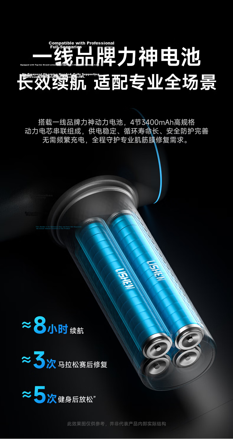 YunKangBao Ultra Fascia Gun Professional Sports Fitness Muscle Massager Deep Tissue Massage Relaxation Gift for Holidays and Birthdays 9