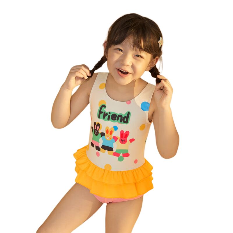 Adoreswim 2024 New Fashion Trendy Cute Style Girls' Summer Swimsuit One-Piece 110