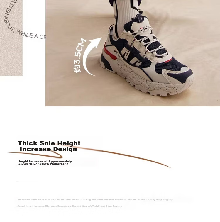 FILA Official Men's Spring Summer Casual Fashion Sports Dad Sneakers 4