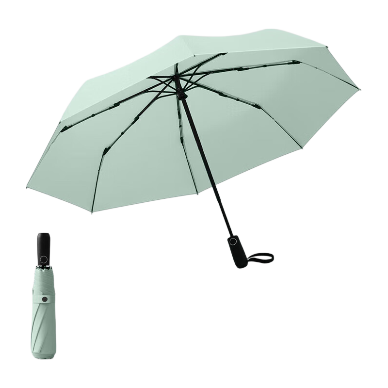 MAYDU Fully Automatic Umbrella, Three-Fold Automatic Umbrella, Windproof Men's Business Umbrella, M3322 Nile Gree