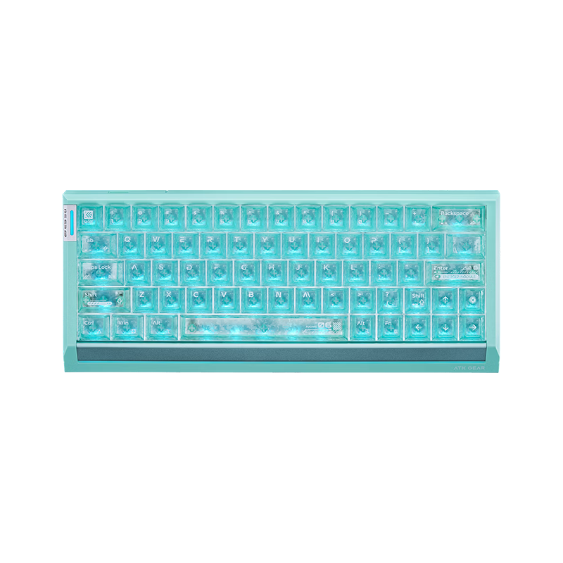 ATKRS63Air Magnetic Axis Keyboard Customizable Wired Hot-Swappable Mechanical Gaming Keyboard 68-Key RS63Air Lake Green Ice Blade Switch