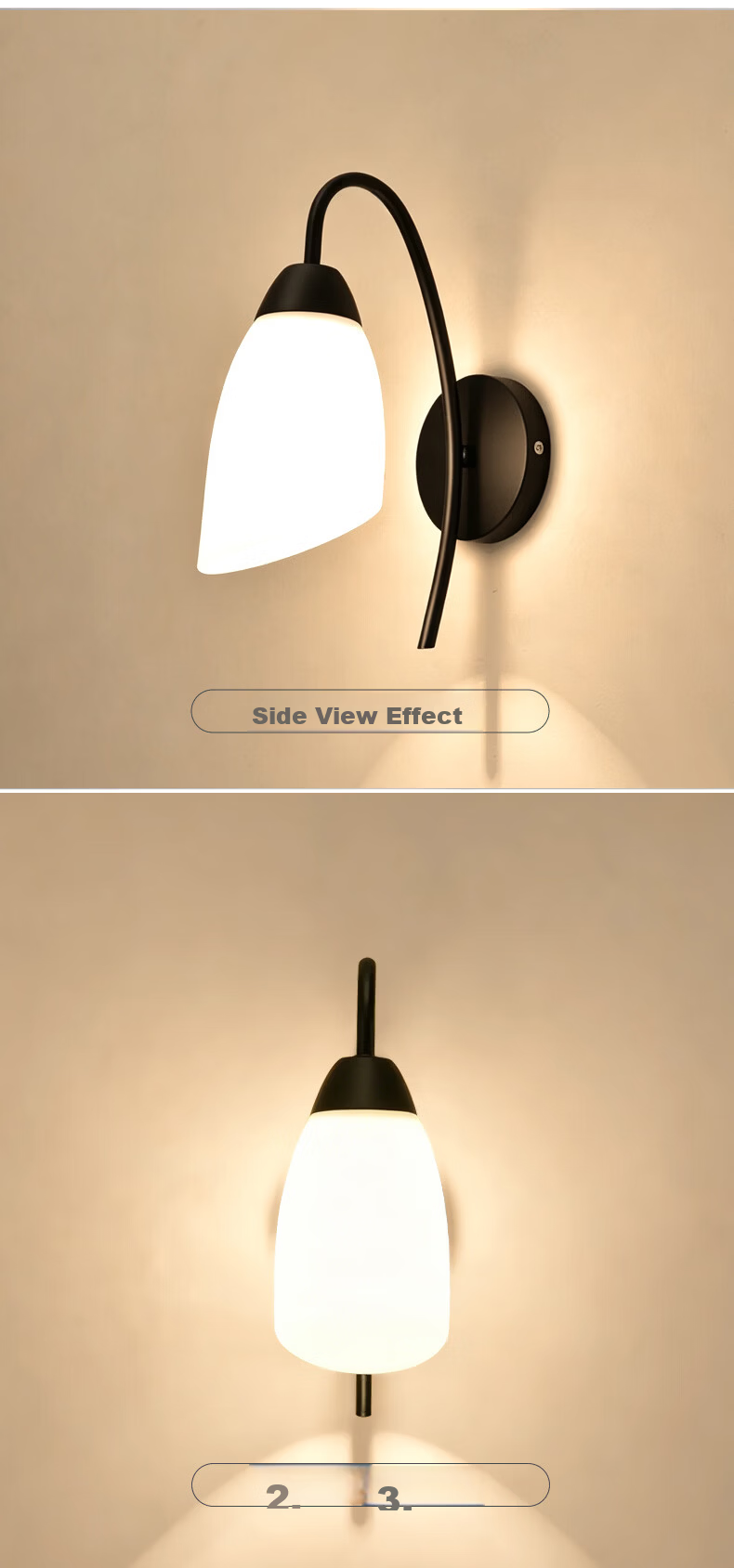 Dengling Modern Minimalist LED Wall Lamp Bedroom Bedside Balcony Creative Nordic Living Room Corridor Staircase Lighting Fixture 12