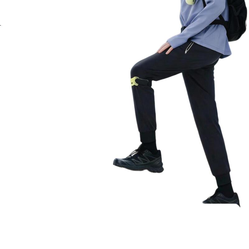 JD Original Outdoor Casual Autumn Ultra-Light Breathable Quick-Dry Pants High Men's Sun Protection Trousers Elastic Long Pants Black 3XL