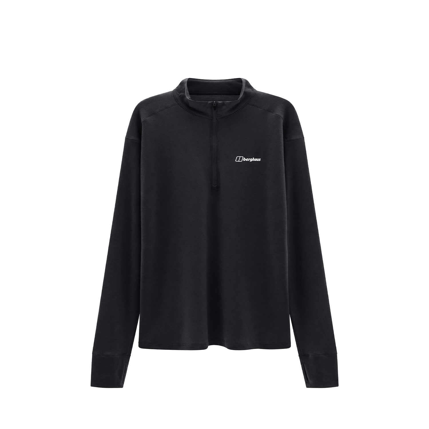 Berghaus Spring IVYHILL Lightweight Quick-Dry Outdoor Commuter Men's Quick-Dry T-Shirt Rock Black M