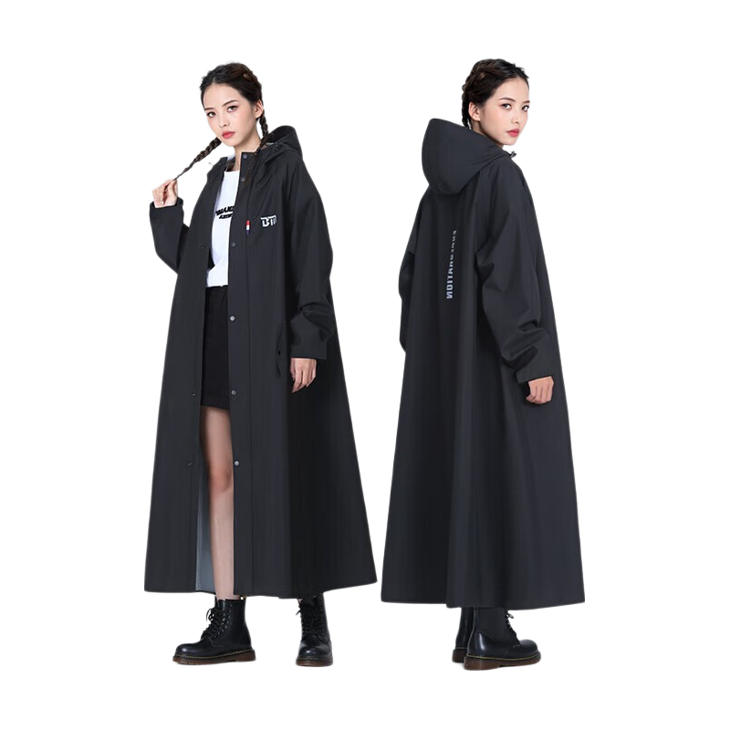 Beimei Long Electric Vehicle Raincoat Full Body Anti-Rain Adult Outdoor Riding Single Person Male Female Electric Scooter Rain Poncho