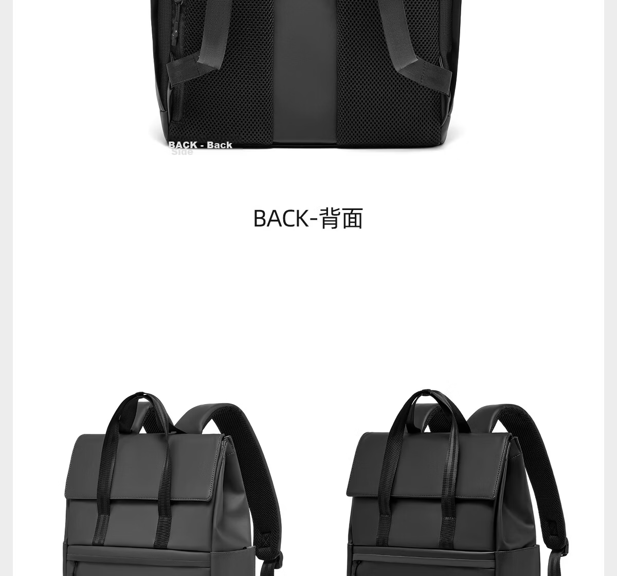 JINSHIWQ 16-inch Laptop Backpack Men City Commuter Lightweight Travel Bag Women Business Briefcase Flap School Bag 27