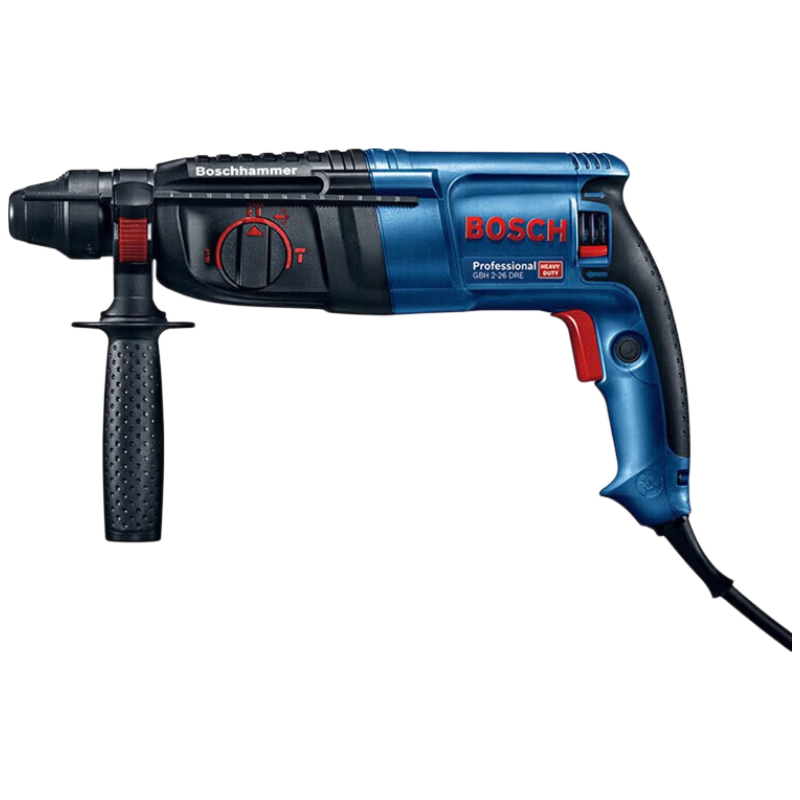 BOSCH Four-Groove Rotary Hammer, Forward And Reverse Speed Adjustable Drill, Three-In Electric Pick, GBH2-26 [Standard Configuration]