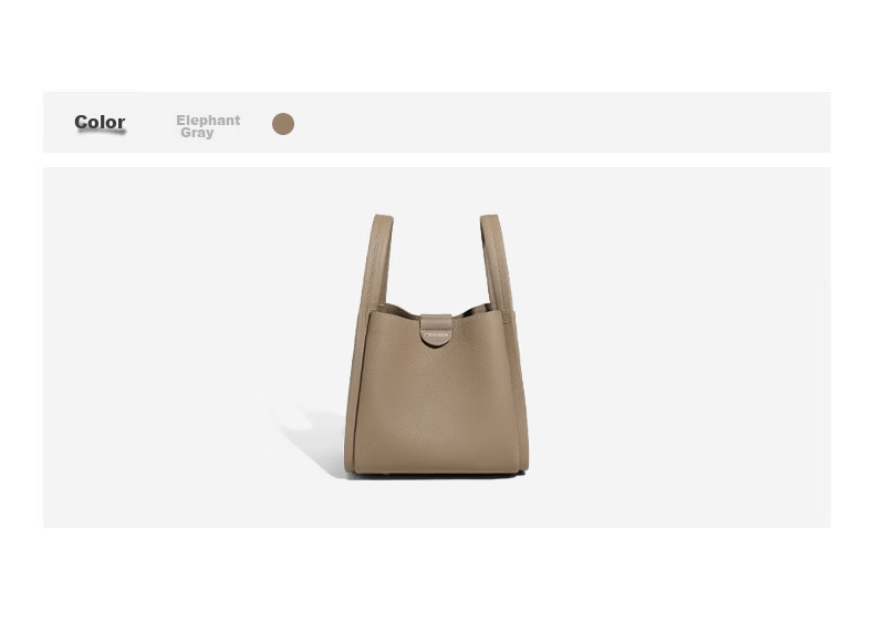 C.BANNER Women's Cowhide Basket Handbag Large Capacity Crossbody Bag Birthday Qixi Valentine's Day Gift for Girlfriend 9