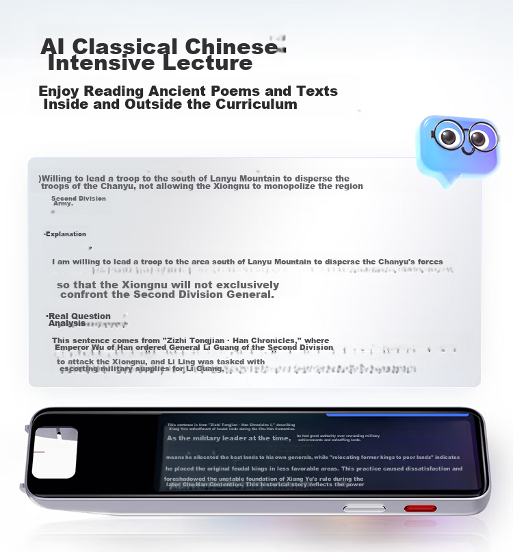Youdao AI Dictionary Pen X8 X7/X7Pro Upgraded English Reading Pen Translator Pen Primary Middle High School All-Subject Synchronized Learning Photo Capture Electronic Dictionary Word Pen Machine 30