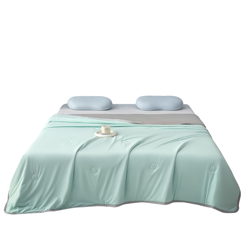 Hongdou Class A Japanese Cooling Technology Summer Quilt Cooling Silk Thin Quilt Summer Blanket 200*230cm Misty Rain