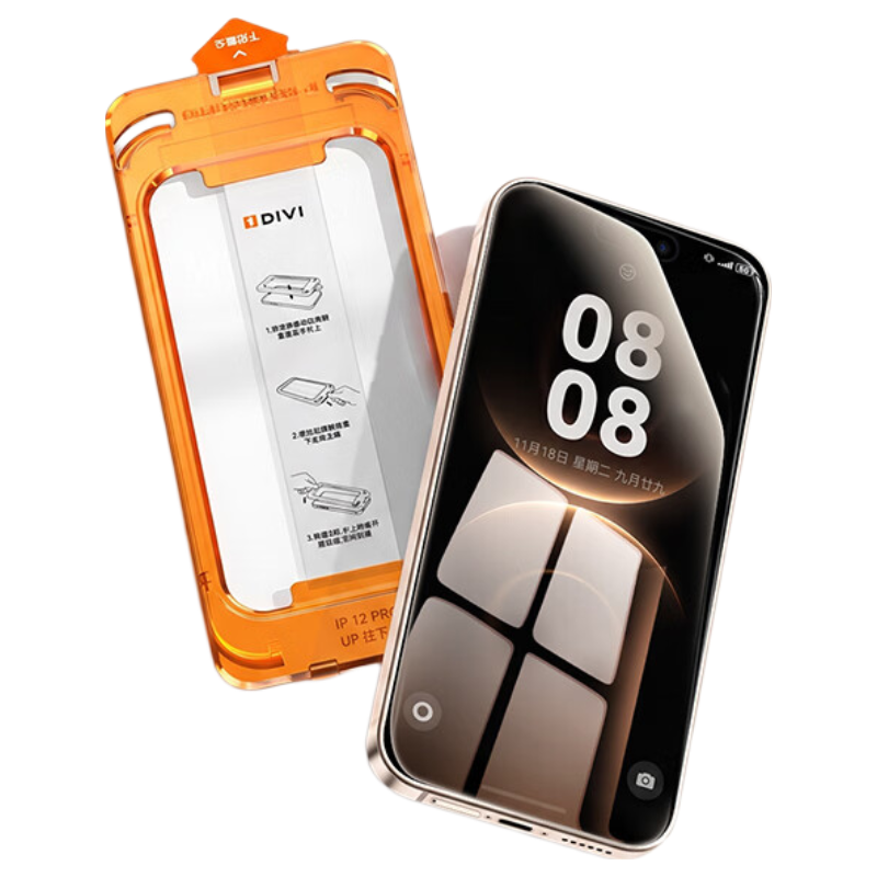 First Guard [No Screen Obstruction | AR Anti-Reflective] Full Adhesive Anti-Fingerprint Anti-Drop HD Tempered Glass Screen Protector for Huawei Mate80/80 Pro with Dust-Free Packaging