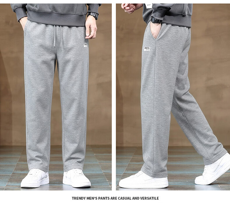 JEEP SPIRIT Ice Silk Pants for Men, Summer Quick-Dry Sports Trousers, Breathable Pants, Outdoor Straight-Leg Casual Pants for Men, Black XL 19