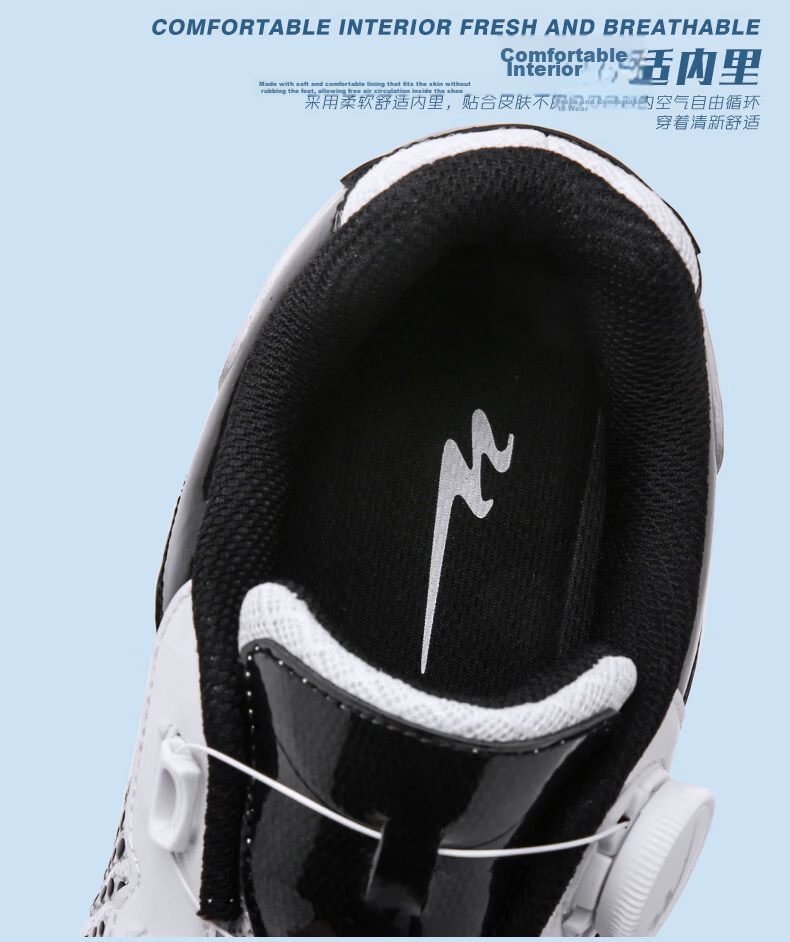 Shuangxing Badminton Shoes Unisex Adult Children Table Tennis Shoes Lightweight Sports Training Shoes White Blue (Dual Use for Badminton and Table Tennis) Size 41 8