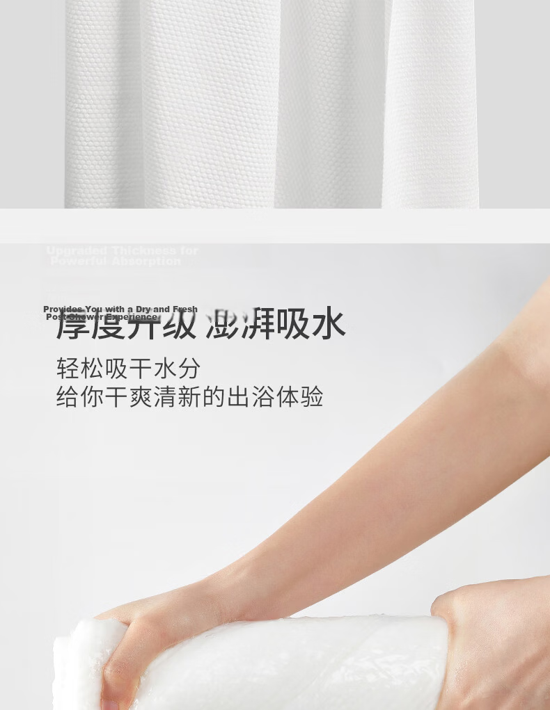 MUJI Disposable Compressed Bath Towels 10-Pack Extra Large Thick Travel Set Individually Packaged Hotel Shower Towels 9