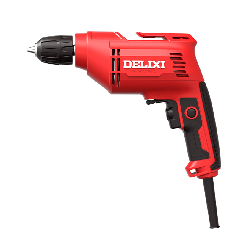 Delixi Electric Handheld Corded Drill Screwdriver 450W for Wood and Metal Drilling