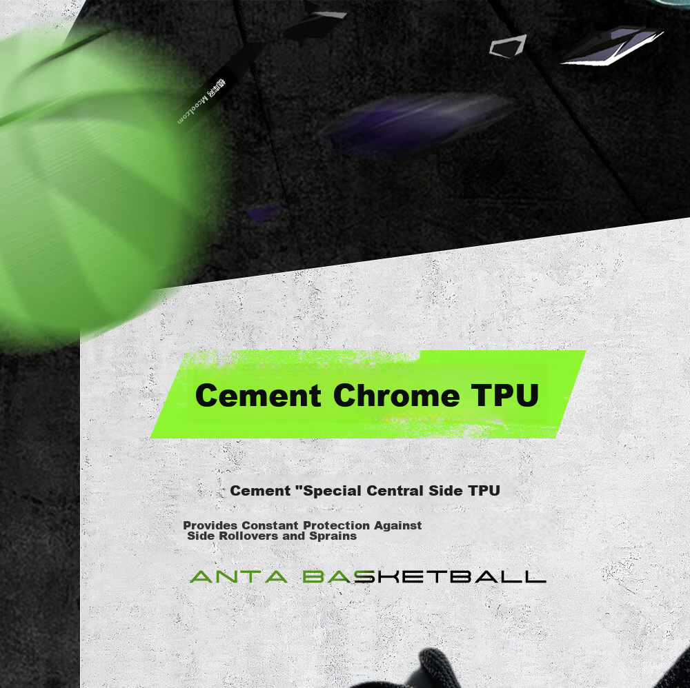 Anta Kids Sports Shoes Boys Big Children Youth 6-12 Years Professional Durable Cement Basketball Shoes A12541103H 55