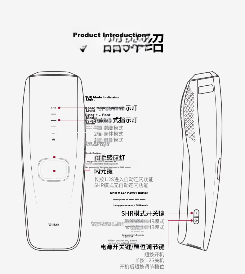 Ulike Sapphire Ice Point Hair Removal Device Air3 Max for Men and Women Body Hair Removal Home Use Air MAX 29