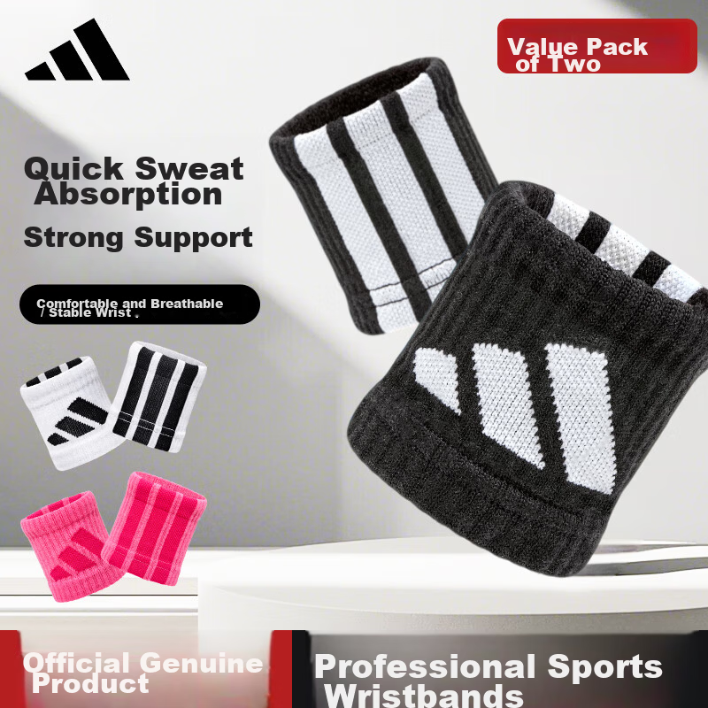 Adidas Wrist Support Sports Wrist Brace Unisex Basketball Badminton Sweatband Fitness Training Running Yoga Wrist Wrap
