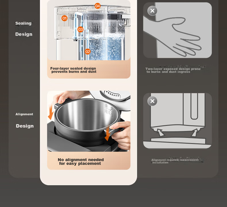 SUPOR MasterPro 5L Electric Hot Water Bottle Electric Kettle Health Pot 316L Tea Maker Water Tea Integrated Air-Cooled Water Dispenser SW-50T808-Y 19