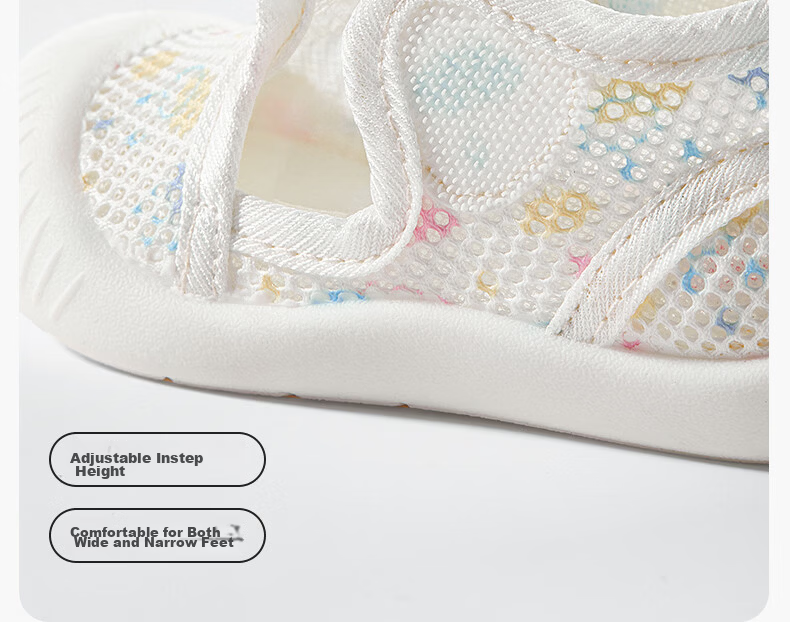 October Crystal Baby Shoes Toddler Walking Shoes Summer Mesh Floor Non-Slip Boys Girls Pre-Walking Shoes 17