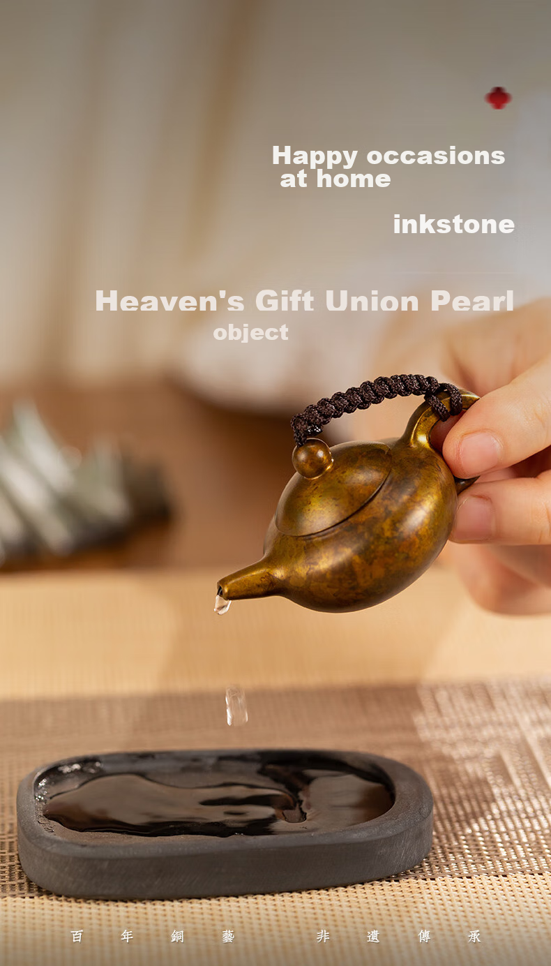 Zhubingren Hainabai Chuan Teapot, Decorative Piece for Living Room Entrance Hallway Tabletop 4