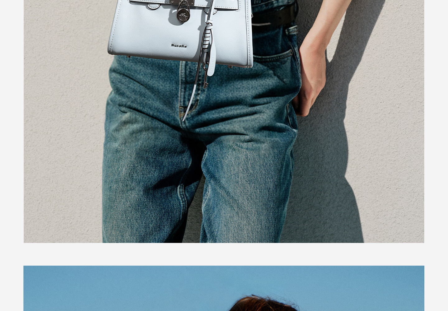 NUCELLE Angelababy Style Genuine Leather Dream Baguette Bag 26 New Commuter Shoulder Underarm Tote Handbag Gift 38