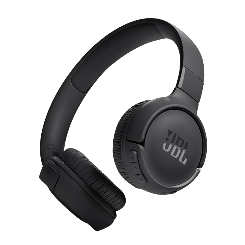 JBL TUNE 520BT Over-Ear Bluetooth Wireless Headphones Noise-Cancelling Headset for Phone, Computer, Laptop, Apple Devices - Black