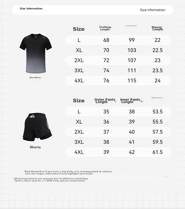 VICTORIATOURIST Men's Summer Running Sports Set Quick-Dry Ice Silk Short Sleeve T-Shirt and Shorts Fitness Badminton Training Apparel 12