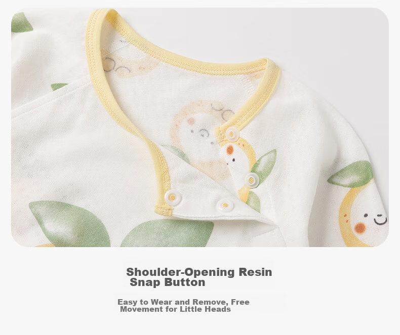 Guaiqi Bear Baby Summer Thin Pajamas Set Homewear Separate Cooling Modal Mesh Air Conditioning Clothes 14