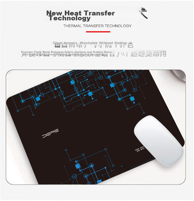 DERE Laptop Accessory Mouse Pad Gift 3