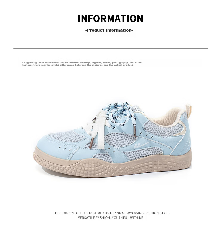 Warrior Summer New Mesh German Training Shoes Women College Style Breathable Casual Sports Shoes L685BR Pink/Beige Size 39 5
