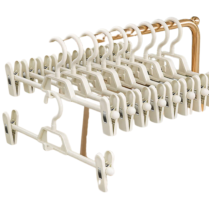 40,000 KM Non-Marking Non-Slip Pants Hanger Clips for Home Use with Clips, Underwear Drying, Children's JK Skirt Clips Special