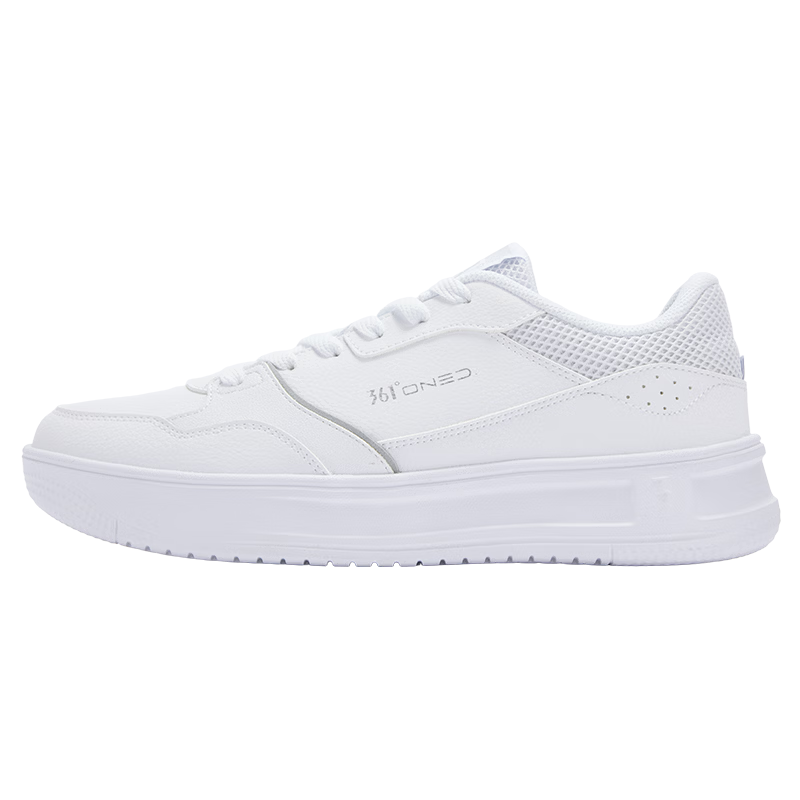 361° Qinghe 2.0 Men's Sneakers Sports Shoes Spring Summer Casual Thick Sole White Shoes 672616610-4