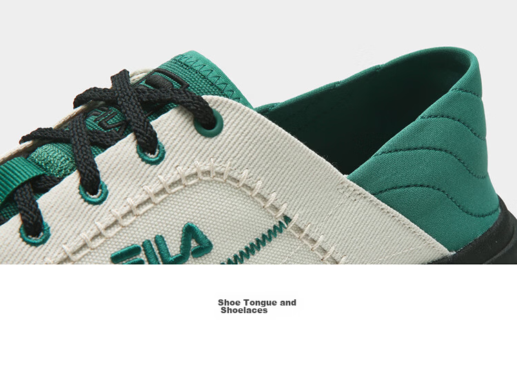 FILA Official LOOP 1S Men's Terraced Canvas Mesh Colorful Casual Sports Breathable Lightweight Shoes 47