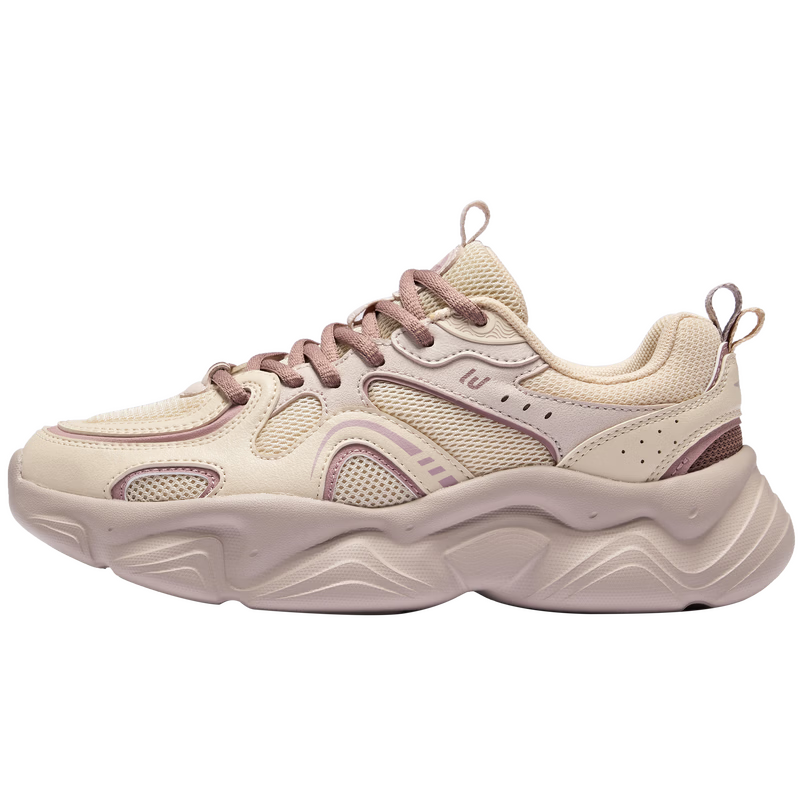 ERKE Women's Casual Shoes Thick Sole Dad Sneakers Soft Comfortable Sports Shoes Versatile Simple Women's Casual Sneakers | Manwu