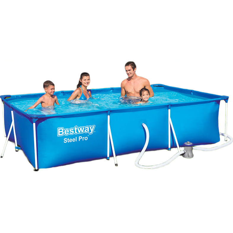 Bestway Large Frame Swimming Pool Outdoor Family Water Play Pool Extra Thick Foldable Kids Pool 56404 3m