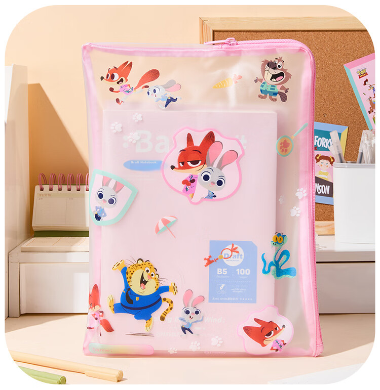 Disney Transparent Pencil Case Student Portable Waterproof Pencil Bag Exam Pencil Case Boys Girls Stationery Bag Stitch 10