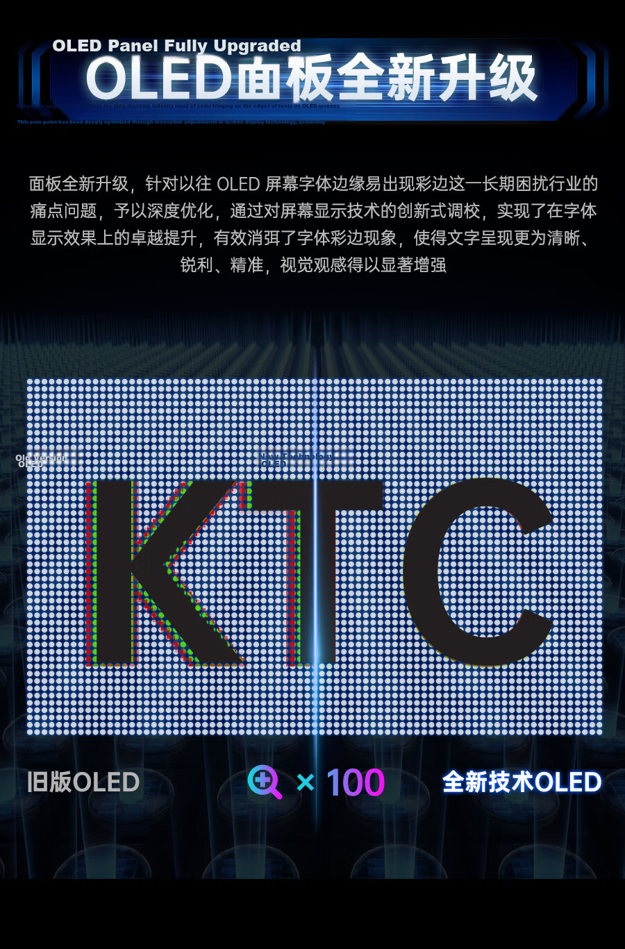 KTC 31.5-inch LG Original OLED 4K 165Hz Dual Mode 330Hz Native 10bit Rotating Height-Adjustable Gaming Monitor G32P5S 7