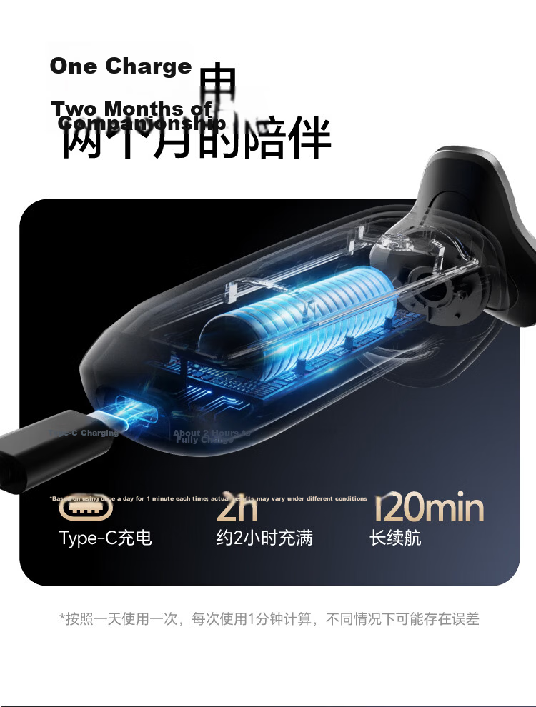JD Jingzao Electric Shaver High-End Flagship S7 Smart Pressure-Sensing Electric Razor Long Battery Life Fully Washable Gift for Boyfriend Dad Husband Birthday 17