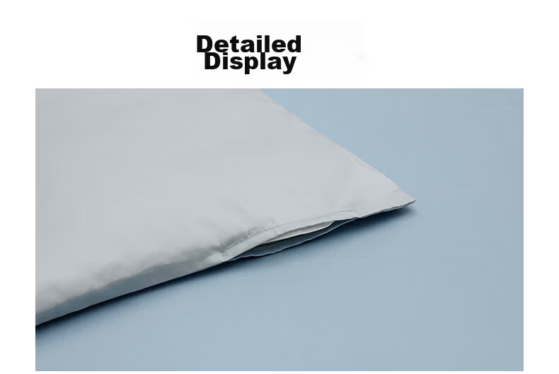 MUJI Washed Lyocell Duvet Cover Single Light Blue*Blue for 150*200cm Duvet Insert 10