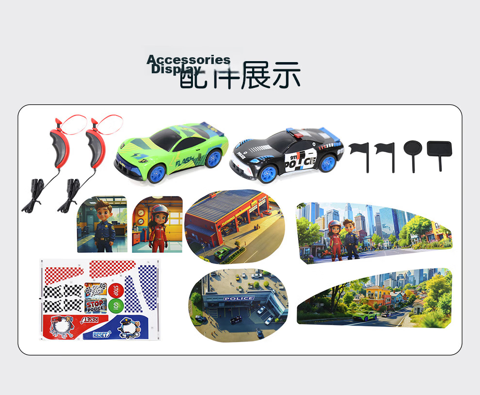 Carrera Official Carrying Case Slot Car Racing Toy for Boys Double Track Birthday Gift Remote Control Car 12