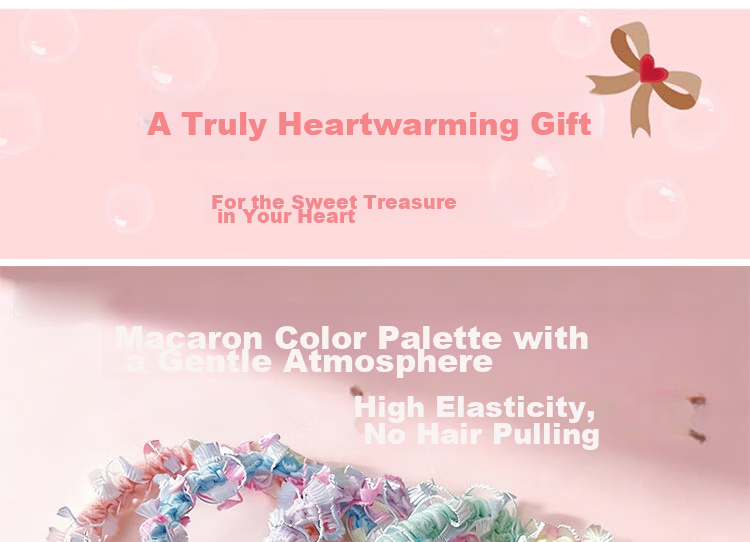 Princess Password Kids Hair Tie High Elasticity No Hair Damage Girls Hair Band Student Seamless Hair Rope Elastic Band 1