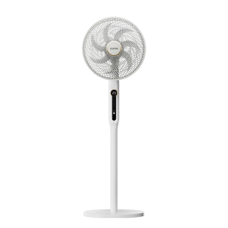 SUPOR Remote Control DC Inverter Floor Fan, Level 1 Energy Efficiency, Silent, Quiet Floor Air Circulation Fan for Home Bedroom EFP-211A-30