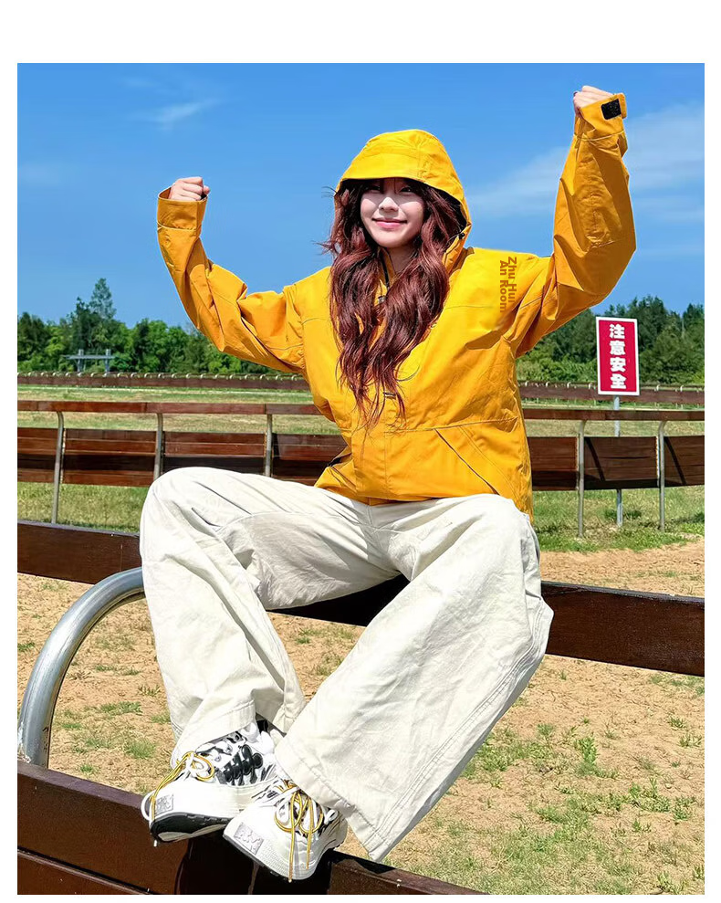 CAMEL [Yudawzhe] Outdoor Three-In Jacket, Unisex Style, Windproof, Waterproof Mountaineering Coat 3