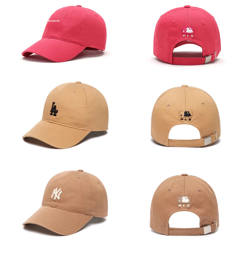 MLB Baseball Cap for Men And Women, Couples' Soft Top Visor Hat, Casual Sports Cap for All Seasons, 3ACP7701N-50BGS 37